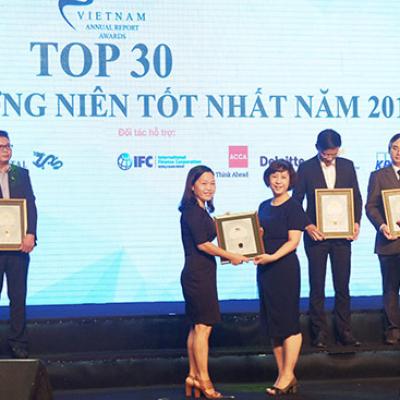 KHANG ĐIỀN ĐƯỢC VINH DỰ BÌNH CHỌN TOP 30 BÁO CÁO THƯỜNG NIÊN TỐT NHẤT 2017