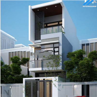 Thiết kế nhà ống 3 tầng hiện đại lệch tầng diện tích 4x17m
